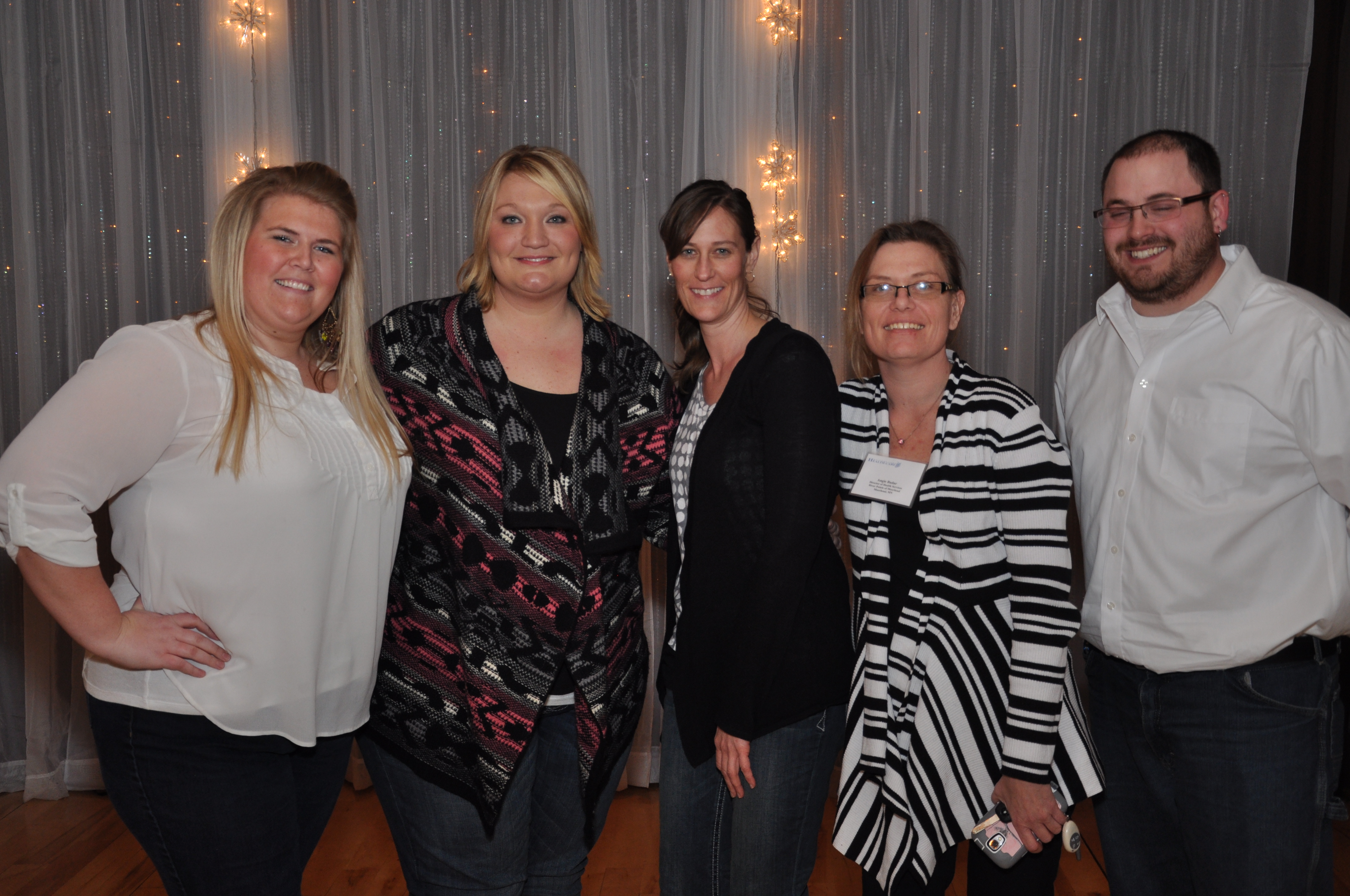 The team from RiverPointe Senior Living pose for a photo at the awards banquet.